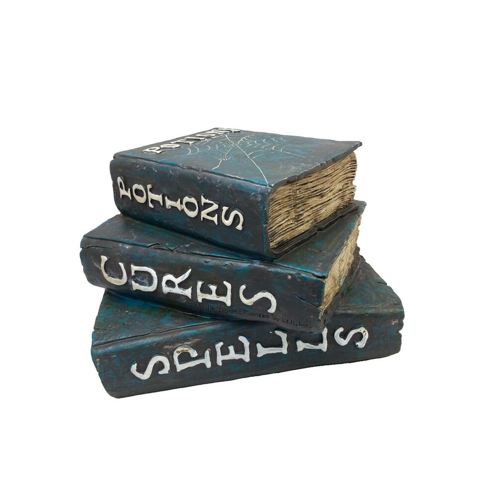 Halloween Tabletop Decoration Books Potions Spells Witchy Home Decor 2014